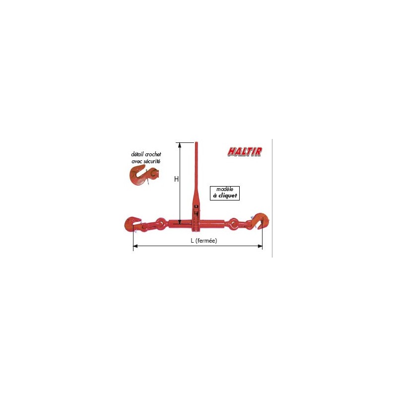 Chaîne à Cliquet Tendeur De Charge Métallique Pour Camion RC 1/14 - Pièces Détachées Neuves JDModel