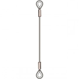 Elingue câble 1BRIN 2 BOUCLES COSSEES