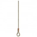 Elingue câble inox 1brin 2 grandes boucles