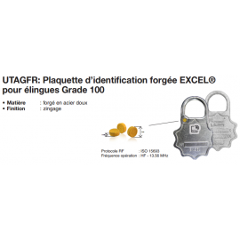 Plaque d'identification RFID 