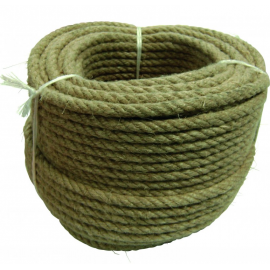 CORDAGE CHANVRE / LIN DECORATION  (COURONNES DE 100M)