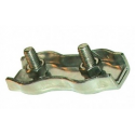 Serre-câble plat INOX 2 boulons