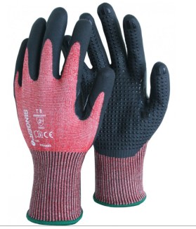Gant anticoupure niveau 5 nitrile mousse