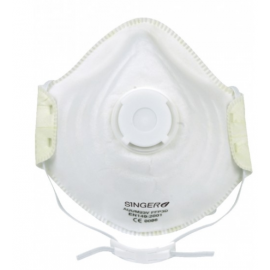 Demi-masque confort avec valve (boîte de 10 pièces)