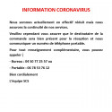INFORMATION CORONAVIRUS