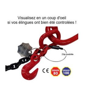 Contrôle périodique élingues chaines et accessoires de levage