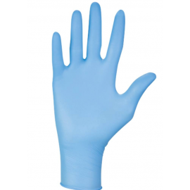 Gants jetables nitrile 240 mm 0.06mm bleu - boite de 100 