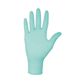 Gants jetables nitrile 245MM 0.12MM VERT T9 bte 100pc