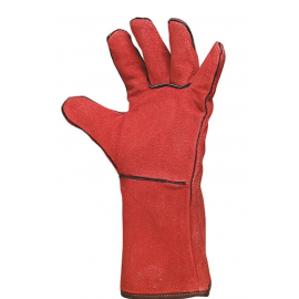 Gants soudeur cuir doublé manchette 160mm TAILLE 10