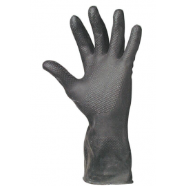 Gants chimiques 100% enduit néoprène floqué 310mm, 0.7mm