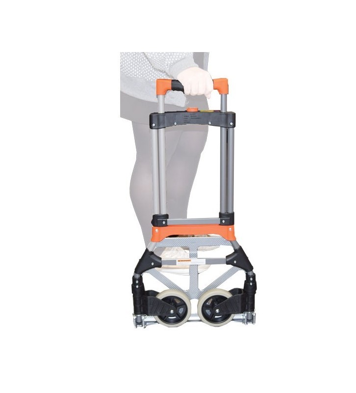 KELI - Diable Compact Pliable En Aluminium & Acier - Léger & Facilement Pliable - Capacité 80 Kg Utilisation Polyvalente Poignee Ergonomique 72391092 KELI - Diable Compact Pliable En Aluminium & Acier - Léger & Facilement Pliable - Capacité 80 Kg Utilisation Polyvalente Poignee Ergonomique 72391092
