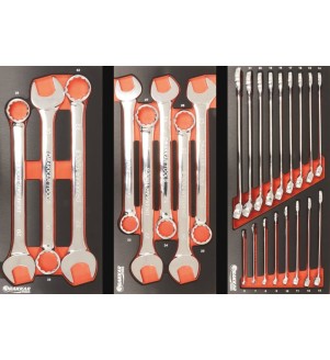 Servante d'atelier 7 tiroirs composée de 205 outils 