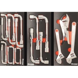 Servante d'atelier 7 tiroirs composée de 205 outils 