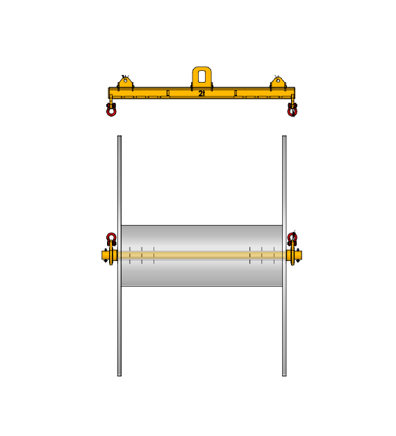 PALONNIER DÉROULEUR DE TOURET 2 & 5T