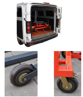 Gerbeur hydraulique manuel 500 kg levée max 1.6m