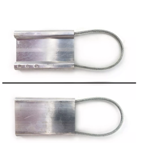 Plaque de marquage ALU rectangulaire vierge