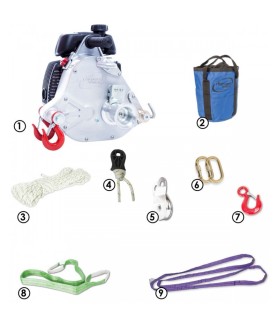 TREUIL PORTABLE DE HALAGE A ESSENCE 1T