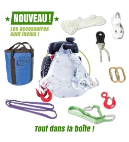 TREUIL PORTABLE DE HALAGE A ESSENCE 1T