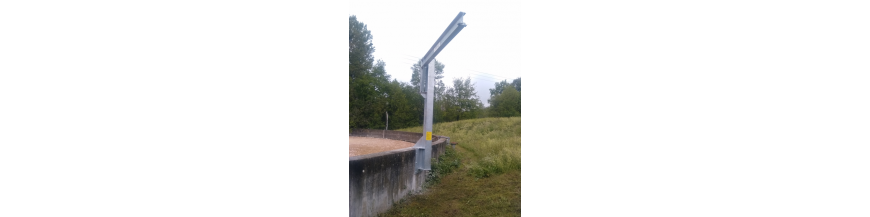 FABRICATION ET POSE POTENCE GALVANISEE 500KG
