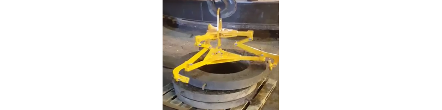 Fabrication d'une pince 3 bras pour levage de rondelles en béton