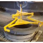 Fabrication d'une pince 3 bras pour levage de rondelles en béton